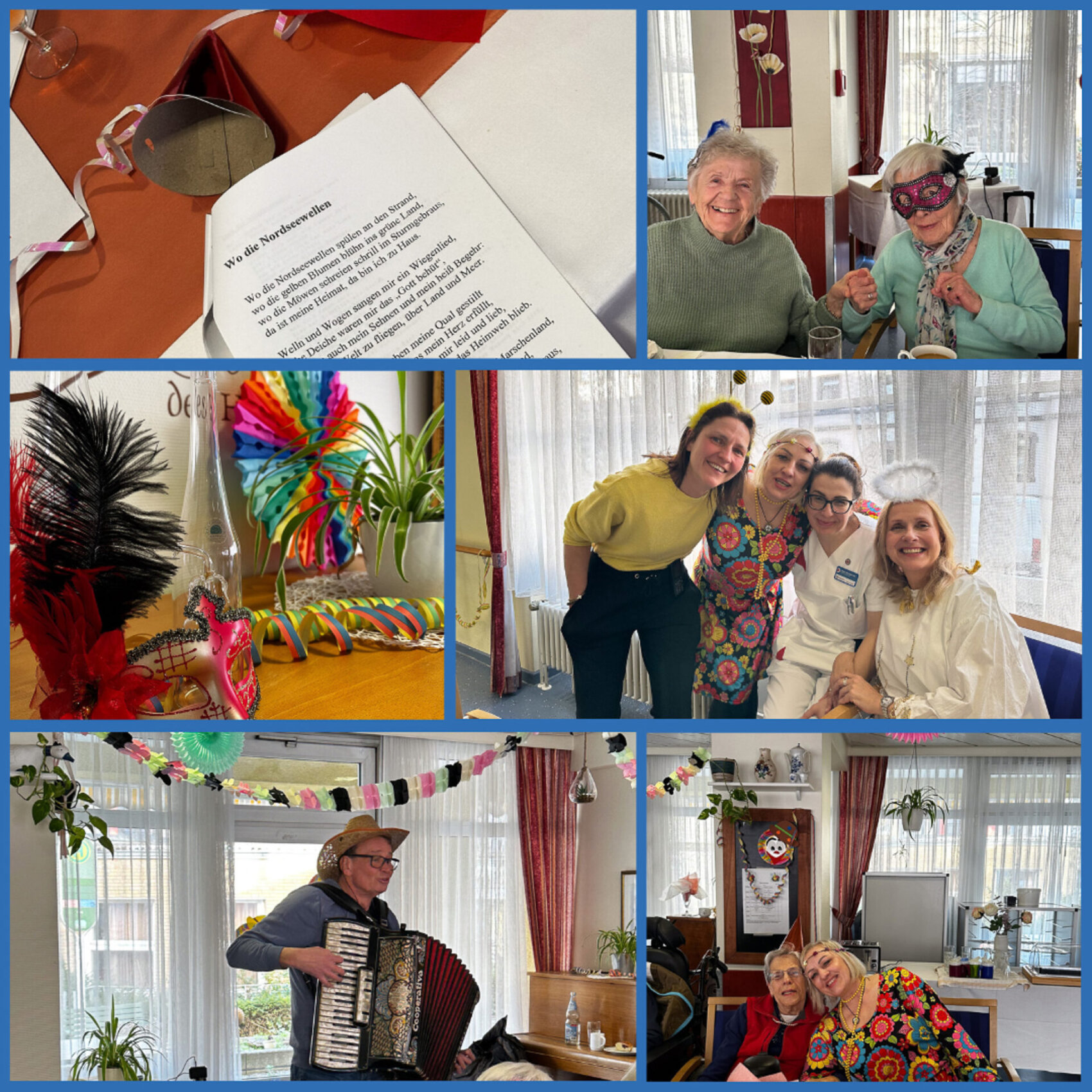 Närrischer Nachmittag: Fasching im Alten- und Pflegeheim des Clementinenhauses